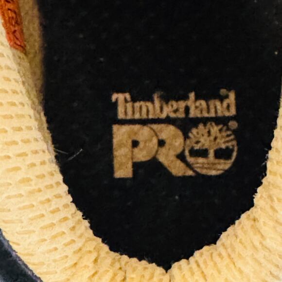 Timberland Boots Mens 11 Brown Nubuck PRO Steel Toe Gritstone 6 Lace Up Work - Picture 11 of 13